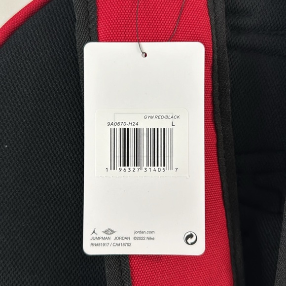 Red and Black Jordan Jumpman Backpack - New with Tags - Picture 3 of 3